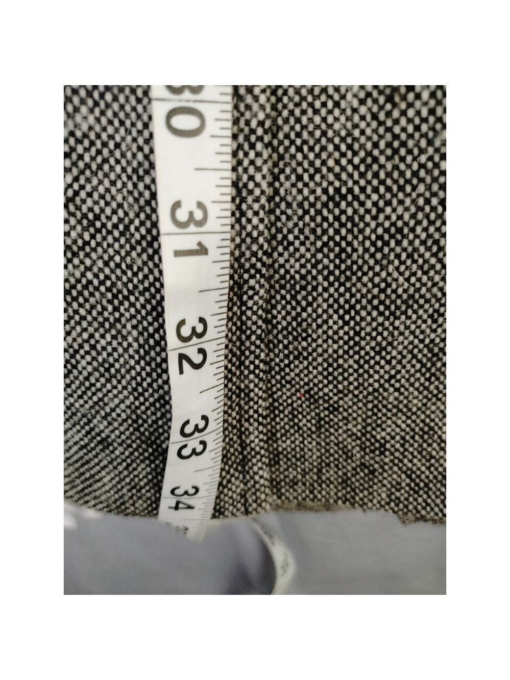 Women's Guess Gray & Black Wool Blend 3 Button Tweed Pea Coat Size M - Picture 12 of 13